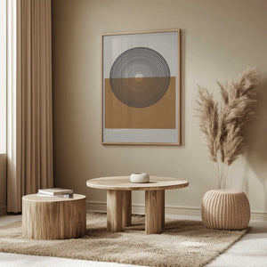 Tablou înramat „Concentric Reflections” de THE MIUUS STUDIO