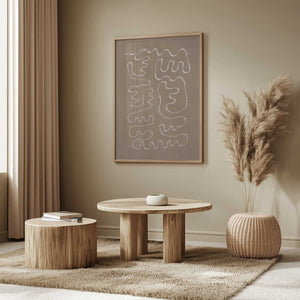 Tablou înramat „Curvy Whispers” de THE MIUUS STUDIO