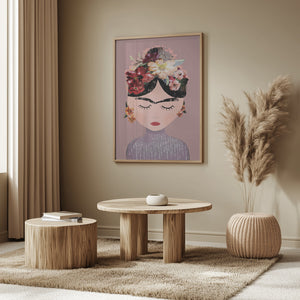Tablou înramat „Floral Serenity” de Treechild