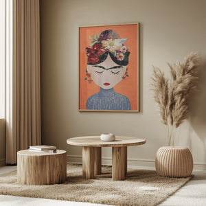 Tablou înramat „Floral Dreamer” de Treechild