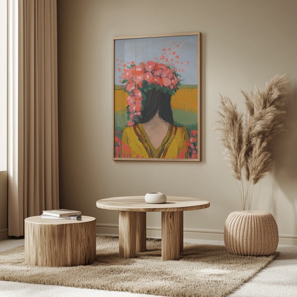 Tablou înramat „Floral Reverie” de Treechild