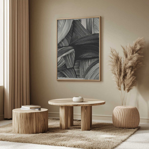 Tablou înramat „Curved Line Symphony” de Treechild