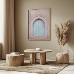 Tablou înramat „Turquoise Door” de Kathrin Pienaar