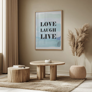 Tablou înramat „Live Joyfully Always” de Martina