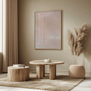 Tablou înramat „Peachy Mood” de uplusmestudio
