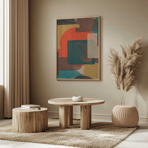 Tablou înramat „Shapes in Harmony” de THE MIUUS STUDIO