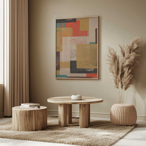 Tablou înramat „Layered Vibrance” de THE MIUUS STUDIO
