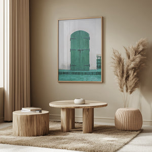 Tablou înramat „Marrakesh Green Door” de Raisa Zwart