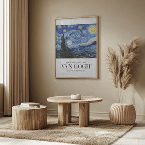 Tablou înramat „The Starry Night” de Vincent Van Gogh