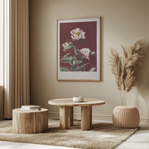 Tablou înramat „Hærdaceous Peony no2” de Ogawa Kazumasa