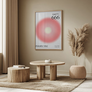 Tablou înramat „Angel Number 666” de Amélie