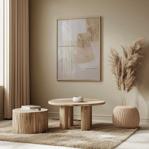 Tablou înramat „Aesthetic Gold-3” de Sally Ann Moss