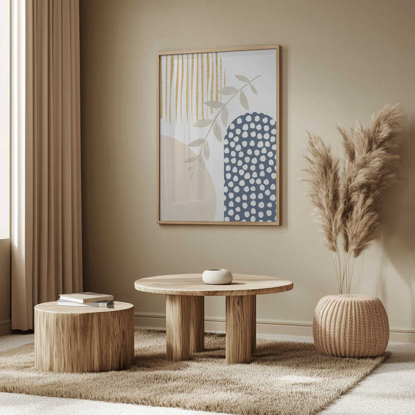 Tablou înramat „boho blue-1” de Sally Ann Moss