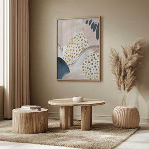 Tablou înramat „Smooth Abstract-3” de Sally Ann Moss