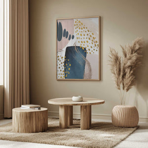 Tablou înramat „Smooth Abstract-2” de Sally Ann Moss