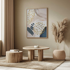 Tablou înramat „Smooth Abstract-1” de Sally Ann Moss