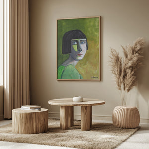 Tablou înramat „Lady with the Look” de Sharyn Bursic
