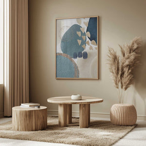Tablou înramat „Blue Beauty-3” de Sally Ann Moss