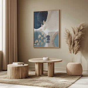 Tablou înramat „Blue Beauty-1” de Sally Ann Moss