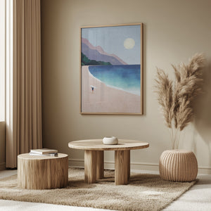 Tablou înramat „Surf Beach” de longwayhome