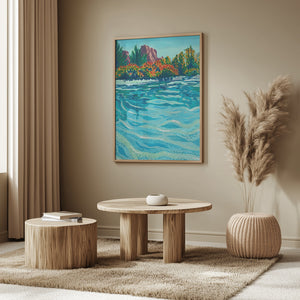 Tablou înramat „Sedona” de Pauline Wegman | Key and Sea Creative