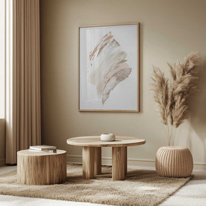 Tablou înramat „Neutral Silk-3” de Sally Ann Moss