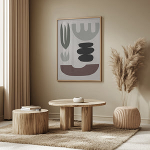 Tablou înramat „Shapes” de Dan Hobday