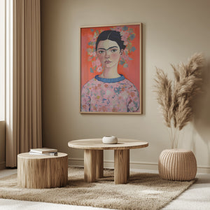 Tablou înramat „Floral Portrait Aura” de Treechild