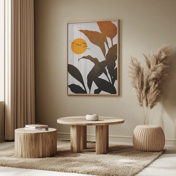 Tablou înramat „Mystic River” de Kubistika