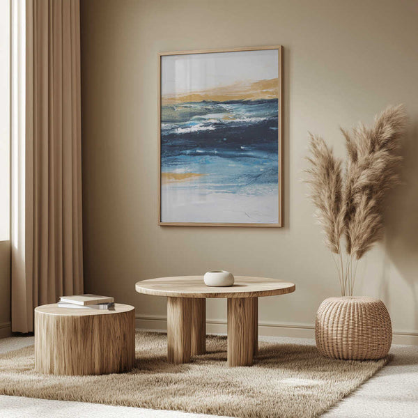 Tablou înramat „Rainbow Stripes 2” de Alyson Storms