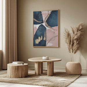 Tablou înramat „Fabulously  Navy -2” de Sally Ann Moss