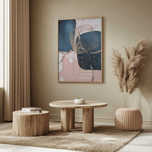 Tablou înramat „Fabulously Navy-3” de Sally Ann Moss