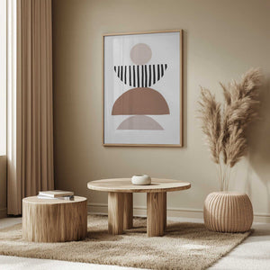 Tablou înramat „Geometric Abstract Art” de Melloi Art Prints