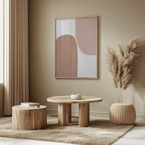 Tablou înramat „Earth Tone Painting” de Melloi Art Prints