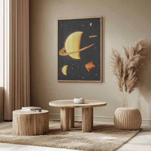 Tablou înramat „Rings of Saturn” de Taudalpoi