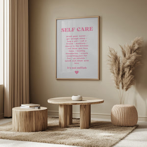 Tablou înramat „Essentials of Caring” de Athene Fritsch