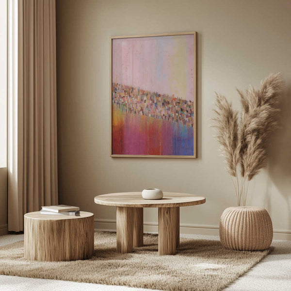 Tablou înramat „Colorful Cascade” de Treechild