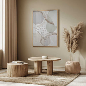 Tablou înramat „Smooth Neutral 3” de Sally Ann Moss