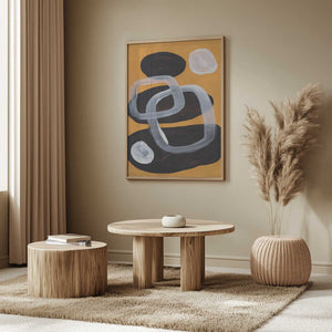 Tablou înramat „Midcentury Mustard” de Ejaaz Haniff