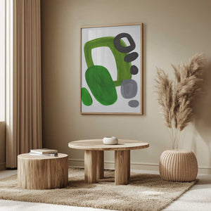 Tablou înramat „Midcentury Olive” de Ejaaz Haniff