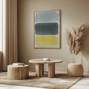 Tablou înramat „Watercolor Shapes Series #3” de jay stanley
