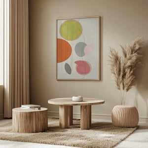 Tablou înramat „Friendly Colors Hilma 1” de Ana Rut Bre