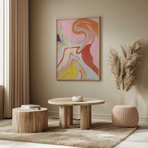 Tablou înramat „Organic Bauhaus Waved2” de Ana Rut Bre