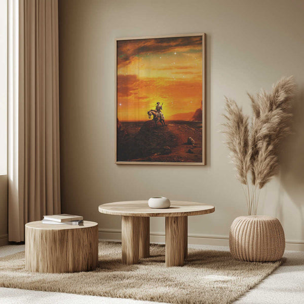 Tablou înramat „Courage” de Taudalpoi