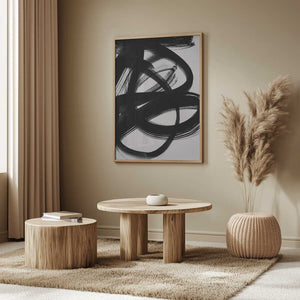 Tablou înramat „Abstract Brush Strokes 5 A1” de Mareike Böhmer