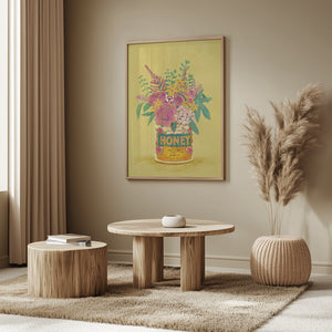 Tablou înramat „Flowers In a vintage Honey Can” de Raissa Oltmanns