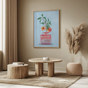 Tablou înramat „Peach Tree in Vase” de Raissa Oltmanns