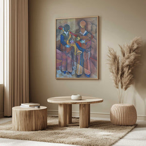 Tablou înramat „The Musicians” de Ricardo Maya