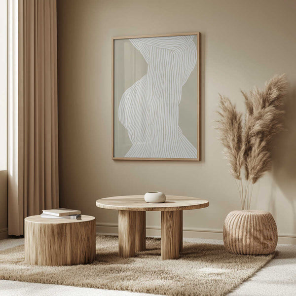 Tablou înramat „Flowing Lines Emerge” de Treechild