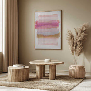 Tablou înramat „Abstract Brush Strokes 45 A1” de Mareike Böhmer